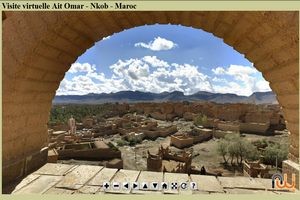 Visita virtual de 360 graus a Aït Omar, em Nkob - Marrocos