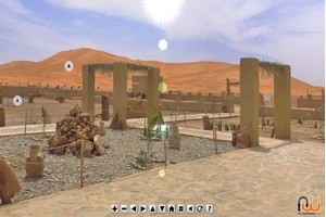 Visita virtual de 360 graus ao "Sahara-Garden" / Erg Chebbi / Marrocos